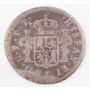 1801 Bolivia 1/2 Real silver coin PTS PP KM-69 circulated 