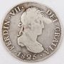 1825 Bolivia 2 Reales silver coin Potosi JL KM#83 circulated 