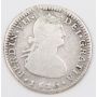 1816 Chile 1 Real silver coin Santiago-FJ KM-64 circulated 