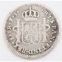 1816 Chile 1 Real silver coin Santiago-FJ KM-64 circulated 