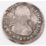 1804 Chile 1 Real silver coin Santiago-FJ KM-57 circulated 