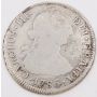 1786 Chile 2 Reales silver coin DA Santiago KM#30 circulated