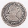 1779 Peru 1 Real silver coin Lima-MJ KM-75 circulated