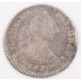 1778 Peru 1 Real silver coin Lima MJ KM#75 circulated slight bend