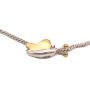 Vintage Tane Mexico Sterling Silver & 14k Yellow Gold Butterfly Pendant Necklace