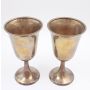 Birks Sterling Silver Wine Goblets 284.4g 6.37 x 3.5 inches 1x small dent