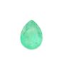 2.93ct Emerald Pear Cut 11mm x 8.40mm x 5.47mm light colour