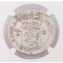 1802 Netherlands East Indies Gulden Batavian Republic NGC AU details cleaned