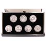 7x Royal Seals of Jubilee Monarchs 326.4 grams of 999 silver 