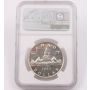 1955 Canada silver dollar NGC Prooflike details cleaned