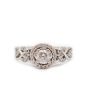 0.71ct tcw Diamonds 10K white gold ring 