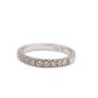 0.54ct tcw Diamonds 19K white gold ring 