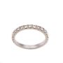 0.54ct tcw Diamonds 19K white gold ring 