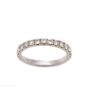 0.54ct tcw Diamonds 19K white gold ring 