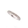 0.54ct tcw Diamonds 19K white gold ring 