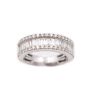 1.46ct tcw Diamonds 14K white gold ring with appraisal $5,100.00  Size-4.5