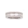 1.46ct tcw Diamonds 14K white gold ring with appraisal $5,100.00  Size-4.5