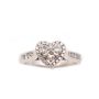 0.68ct tcw Diamonds 14K white gold ring 