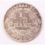 1916 D Germany 1/2 Mark silver coin VF+