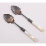 Victorian Jam Spoons Mother of Pearl  Kerr & Phillips Glasgow original box