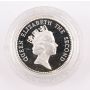 1987 Falkland Islands One Pound Piedfort silver coin 