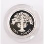 1987 Royal Mint The Oak Tree PIEDFORT Silver Proof one Pound £1 coin 