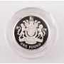 1993 One Pound Piedfort Proof Silver Coin UK with box and COA