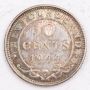 1944 Newfoundland 10 Cents Choice EF+