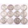 Walking Liberty Half Dollars 17os 18 18d 20d 23s 27s 28s 29d 3x29s 33s 