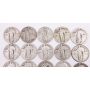 30x Standing Liberty Quarters 2x25 3x26 26s 6x27 2x28 3x28d 6x29 2x29s 4x30 30s