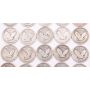 30x Standing Liberty Quarters 2x25 3x26 26s 6x27 2x28 3x28d 6x29 2x29s 4x30 30s