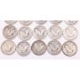 30x Standing Liberty Quarters 2x25 3x26 26s 6x27 2x28 3x28d 6x29 2x29s 4x30 30s