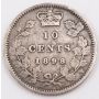 1898 Canada 10 cents Obv-6  small obverse scratches  VF+