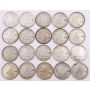 20x 1938 Canada 10 cents silver coins circulated 20-coins