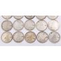 20x 1938 Canada 10 cents silver coins circulated 20-coins