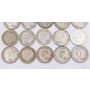 20x 1938 Canada 10 cents silver coins circulated 20-coins