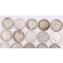 20x 1939 Canada 10 cents silver coins circulated 20-coins