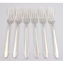 6x Gorham Calais Sterling silver Dinner Forks 7.25 inches 