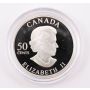 2004 Canada 50-cent Clouded Sulphur Butterfly Sterling Silver Coin