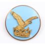 RCAF Air Command Pin Badge Blue enamel Eagle Crown Maple Leaf