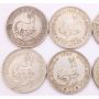 South Africa 5 Shillings 1947 48 49 51 52 53 57 60 61 1964 10-coins circulated