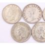 South Africa 5 Shillings 1947 48 49 50 51 52 57 60 64 9-silver coins circulated