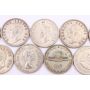 South Africa 5 Shillings 1947 48 49 50 51 52 57 60 64 9-silver coins circulated