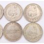 South Africa 5 Shillings 1947 48 49 50 51 52 53 57 60 1961 10-coins circulated