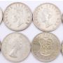 South Africa 5 Shillings 1947 48 49 50 51 52 53 57 60 1961 10-coins circulated