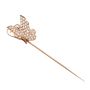 14K Gold Lapel Pin Butterfly in flight 0.56ct tcw Diamonds G/H VS/I 