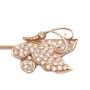 14K Gold Lapel Pin Butterfly in flight 0.56ct tcw Diamonds G/H VS/I 