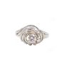 18K white gold Diamond ring 0.33ct H VS-1 plus 0.12cts 