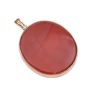 Carnelian 14K yg Pendant Lively brown orange 18.5 grams 