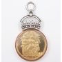 1830 Masonic Duke of Sussex silver medal 10K gold 